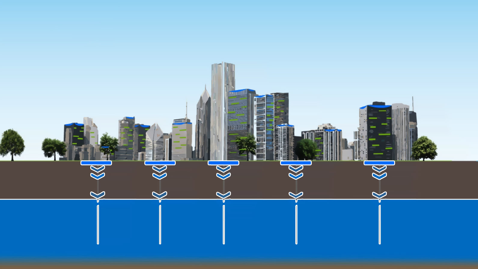 Hanging Water Tank render Hanging Water Tank render