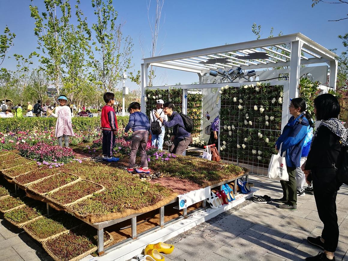 Hanging water tank 2019 Expo Beijing